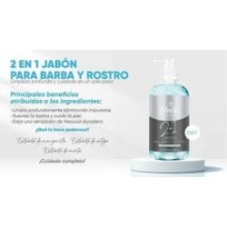 2 en 1 Jabón para Barba y Rostro 250ml