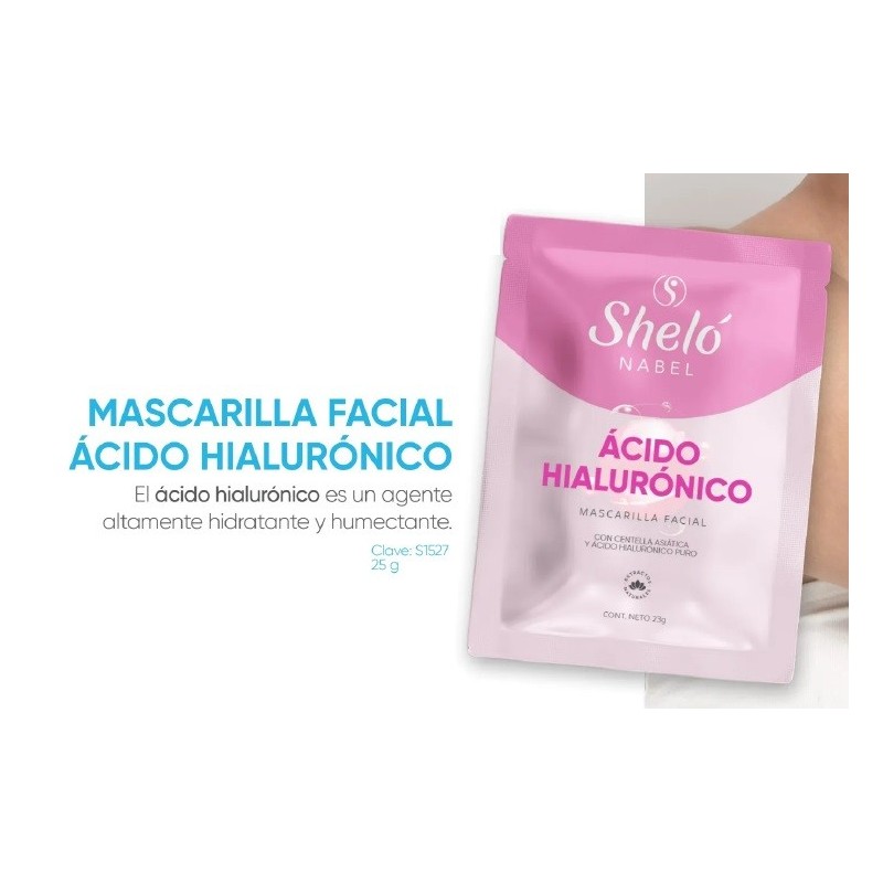 Mascarilla Facial Ácido Hialurónico 25g