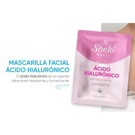 Mascarilla Facial Ácido Hialurónico 25g
